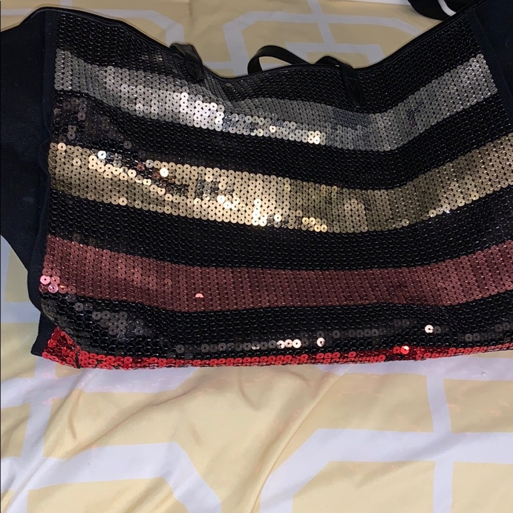 Victoria secret sequin tote/duffle bag
